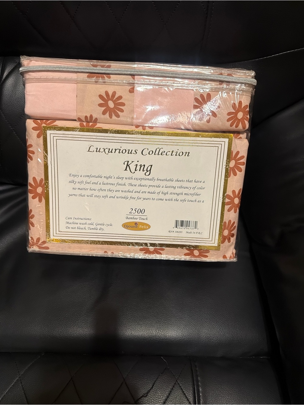 King Sheet Set - Pink Floral